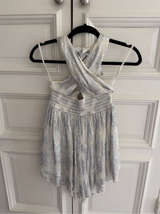 Rococo Sand Dresses & Skirts - Rococo Sand Cream Dress with Silver Accents